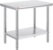 Stoły - Stół Roboczy ze Stali Nierdzewnej - miniaturka - grafika 1