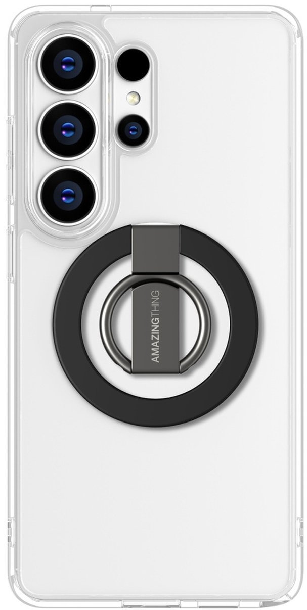 Amazingthing Etui pokrowiec na Samsung S26 Ultra Minimal Ring Set - przezroczysty
