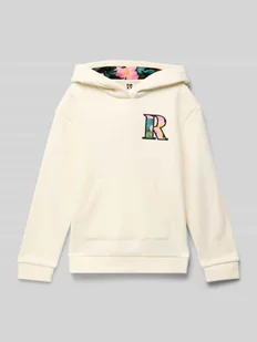 Bluza z kapturem i kieszenią kangurką model ‘HOPE YOU TRUST’ - Bluzy dla dziewczynek - miniaturka - grafika 1
