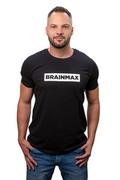Moda i Uroda OUTLET - T-shirt BrainMax z paskiem męski czarny Rozmiar: XL - miniaturka - grafika 1
