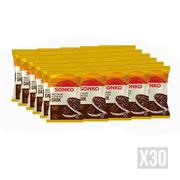 Batoniki - 30x SONKO Wafle jaglane w czekoladzie deserowej 30g - miniaturka - grafika 1