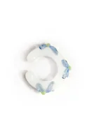 Kolczyki - Szklana nausznica z niebieskim kwiatem Sweets - miniaturka - grafika 1