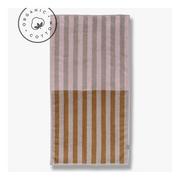Ręczniki - Brązowo-beżowe ręczniki z bawełny organicznej zestaw 2 szt. 40x55 cm Disorder – Mette Ditmer Denmark - miniaturka - grafika 1