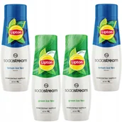 Syropy i koncentraty owocowe - Sodastream syrop do wody 2x Lipton Lemon +2x Green - miniaturka - grafika 1