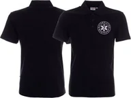 Odzież robocza - Promostars LPP - Koszulka Polo ratownicza czarna męska odblaskowa - nadruk przód - miniaturka - grafika 1