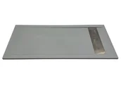 Brodziki prysznicowe - Brodzik Prysznicowy Prostokątny, Antypoślizgowy, Szary, 180 X 80 Cm, Polski Producent / Idealstones - miniaturka - grafika 1