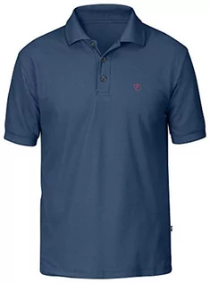 Koszulki męskie - FJÄLLRÄVEN Fjällräven Crowley Pique T-shirt męski niebieski Blau (Uncle Blue) XX-L F81783-Uncle Blue-XXL - grafika 1