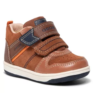 Buty dla chłopców - Geox Trzewiki B New Flick B. A B161LA 022ME C0947 M Brown/Navy - grafika 1