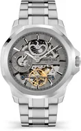 Zegarki męskie - Zegarek męski KENNETH COLE KCWGL2124601 stalowy klasyczny skeleton - miniaturka - grafika 1