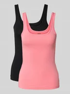 Bielizna nocna - Podkoszulka o kroju slim fit z mieszanki bawełny - miniaturka - grafika 1