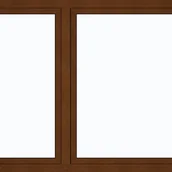 Okna - Okno PCV 2-szybowe fasadowe O36 złoty dąb 1765x1435 mm otwierane do wewnątrz prawe - miniaturka - grafika 1