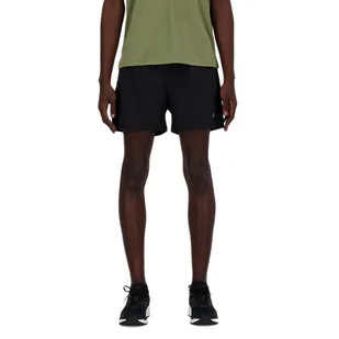 Spodenki New Balance MS41230BK - czarne - Spodnie sportowe męskie - miniaturka - grafika 1