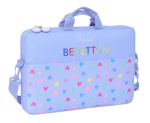 BENETTON LILA - plecak, torba na laptopa do 15,6