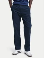Spodnie męskie - Blend Spodnie materiałowe 20716614 Granatowy Straight Fit - miniaturka - grafika 1