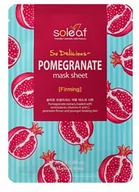 Maseczki do twarzy - Maseczka do twarzy na tkaninie Soleaf So Delicious Pomegranate Mask Sheet Firming 25 g (8809389032853) - miniaturka - grafika 1