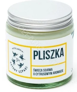 Cztery Szpaki Cztery Szpaki Pliszka Naturalna Świeca Sojowa Cytrynowa - Odświeżacze powietrza - miniaturka - grafika 2