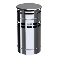 Akcesoria kominkowe - Adam Gas Terminal Pionowy 100/150 - miniaturka - grafika 1