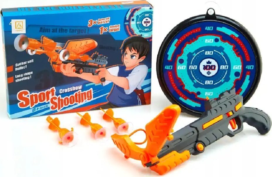 PISTOLET ZE STRZAŁAMI 777-708B Bezpieczne zakupy! Szybka wysyłka! oryginalne, zaplombowane pudełko!