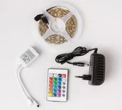 Taśmy LED - Zestaw sznur RGB 150, 36 W, 12 V, IP20, 5 m. (1LM) - miniaturka - grafika 1