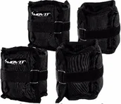 Pozostały sprzęt siłowy - Movit Zestaw 4 szt. obciążników kondycyjnych 2 x 500 g + 2 x 1000 g - czarny - miniaturka - grafika 1