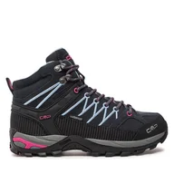Buty trekkingowe damskie - Trekkingi CMP Rigel Mid Wmn Wp 3Q12946 Granatowy - miniaturka - grafika 1