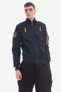 Kurtki męskie - Alpha Industries kurtka Falcon II 156109 07 męska kolor granatowy przejściowa 156109.07-GRANATOWY - grafika 1