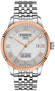 Zegarek Zegarek Tissot T932.408.41.033.00 LE LOCLE COSC 39mm 18K Gold Bezel - Zegarki męskie - miniaturka - grafika 1