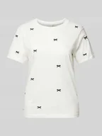 Koszulki i topy damskie - T-shirt z wyhaftowanym motywem model ‘CAMINO’ - miniaturka - grafika 1