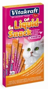 Vitakraft Cat Liquid-Snack Z Kurczakiem 6X15G [16424] 3860 - Suplementy i witaminy dla kotów - miniaturka - grafika 3