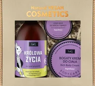 Zestawy kosmetyków damskich - Laq Zestaw Niezapominajka: Żel 500 ml + Krem do ciała 200 ml + Mus do twarzy - miniaturka - grafika 1