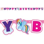 Urodziny dziecka - Amscan Baner "My Little Pony Happy Birthday", 180 cm 998472 - miniaturka - grafika 1