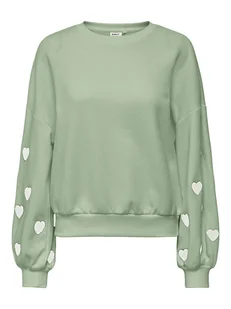 ONLY Bluza w kolorze jasnozielonym - Bluzy damskie - miniaturka - grafika 1