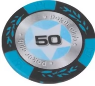 Gry karciane - Żeton Poker Club 14,5 g, Nominał 50, 25 szt. w rolce - miniaturka - grafika 1