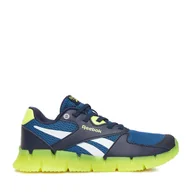 Buty dla chłopców - Sneakersy Reebok EO-ZIG N GLOW 2 ELASTIC LACE 100231957 Granatowy - miniaturka - grafika 1