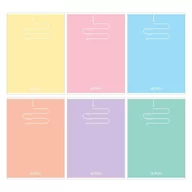Zeszyty szkolne - Herlitz Zeszyt A5 32 Kratka Pastel Color Blocking 9583022 - miniaturka - grafika 1