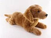 Zabawki interaktywne dla dzieci - Maskotka pies Golden 60cm leżący - Madej - miniaturka - grafika 1