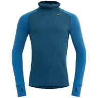 Bluzy sportowe męskie - Męska bluza Devold Expedition Merino Silk Hoodie Man Rozmiar: M / Kolor: niebieski - miniaturka - grafika 1