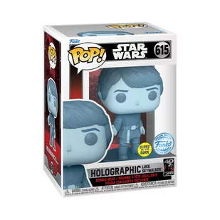 Funko POP! Star Wars, figurka kolekcjonerska, Holographic, Exclusive, Glow, 615 - Figurki dla dzieci - miniaturka - grafika 1