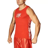 Koszulki sportowe męskie - Leone 1947 rękawice bokserskie, Top Unisex – dla dorosłych czerwony czerwony M - miniaturka - grafika 1