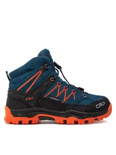 CMP Trekkingi Rigel Mid Trekking Shoes Wp 3Q12944 Granatowy - Buty trekkingowe dziecięce - miniaturka - grafika 1