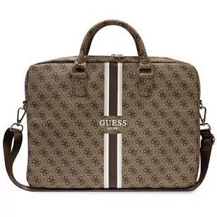 Guess Torba GUCB15P4RPSW 16" brązowy /brown 4G Printed Stripes - Torby na laptopy - miniaturka - grafika 2