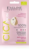 Maseczki do twarzy - EVELINE CICA SKIN Punktowe plasterki na pryszcze 20 szt. - miniaturka - grafika 1