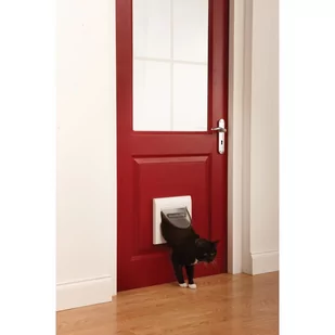 PetSafe Drzwiczki magnetyczne dla kota z 4 opcjami Classic 932, biały, 5032 - Pozostałe akcesoria dla kotów - miniaturka - grafika 1