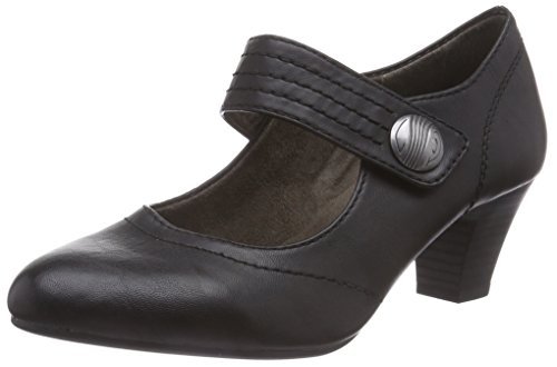 Softline 24462 czółenka damskie, czarny - Czarny czarny Black 001-39 eu