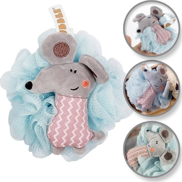 eCarla Szczotka gąbka do mycia ciała SWEETY na mokro XL 15cm GB15N