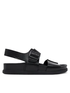 Clarks Sandały Torford Strap 26180896 Czarny - Sandały męskie - miniaturka - grafika 1