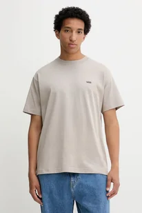 t-shirt uomo vans vn000r9x left chest 7d61 mushroom - Koszulki męskie - miniaturka - grafika 1