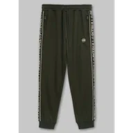 Spodnie sportowe męskie - Pit Bull Spodnie Dresowe Tape Logo Old Green - miniaturka - grafika 1