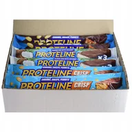 Batoniki - Zestaw PROTELINE 20x100g MIX kokos, kulki ryżowe, orzechy z nugatem - miniaturka - grafika 1