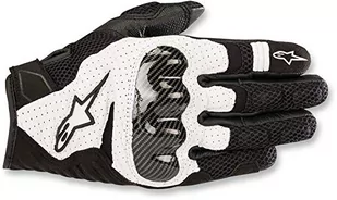 Alpinestars Smx-1 Air V2 Gloves Black White, czarny/biały, L - Rękawice motocyklowe - miniaturka - grafika 1